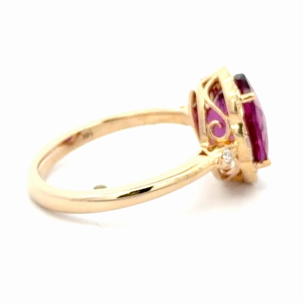Rhodolite Garnet Ladies Estate Ring 077264 - Image 4