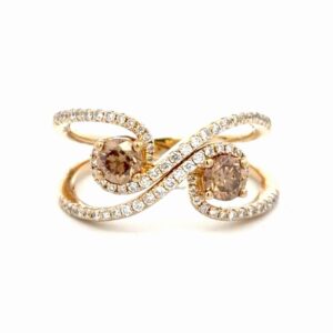 Chocolate Diamond Ladies Estate Ring 077317