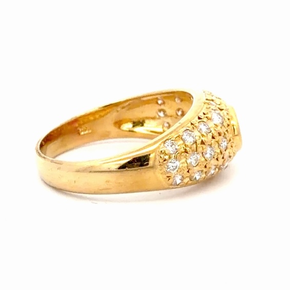 18k Ruby & Diamond Ladies Estate Ring 077324 - Image 4