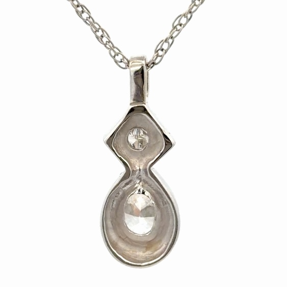 1.14ct Diamond Estate Pendant 078179 - Image 3