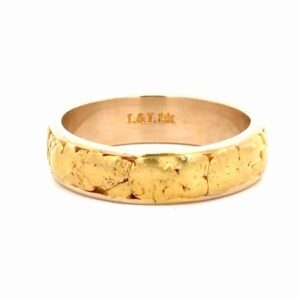 Men's Gold Nugget Estate Band 078360