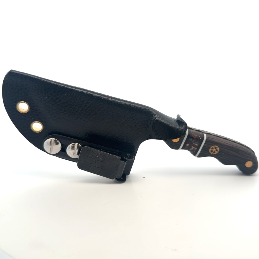 Compact EDC Tanto Oak & Mammoth Knife 8051 - Image 2