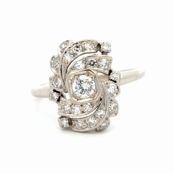 Ladies Diamond Estate Ring 077361