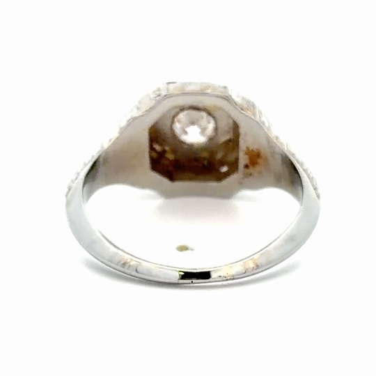 Single Euro Cut Diamond Ladies Estate Ring 077370 - Image 3