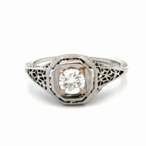 Vintage Ladies Diamond Estate Ring 077374