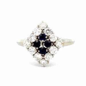 Sapphire & Diamond Ladies Estate Ring 077380