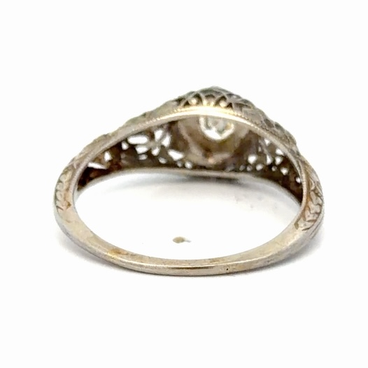 Diamond Ladies Vintage Estate Ring 077385 - Image 3