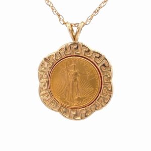 1/10th US Gold Coin Estate Pendant 090046
