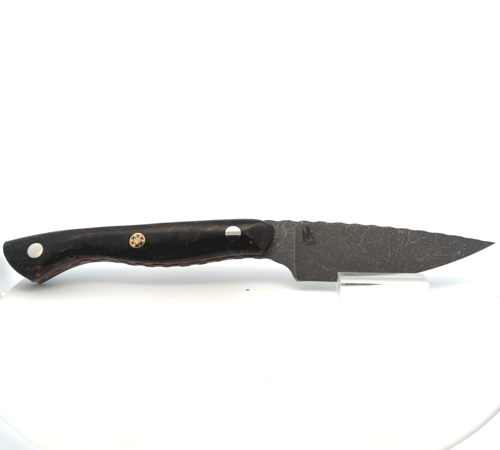 Semper Sharp Precision Pairing Birch Burl Knife 8055