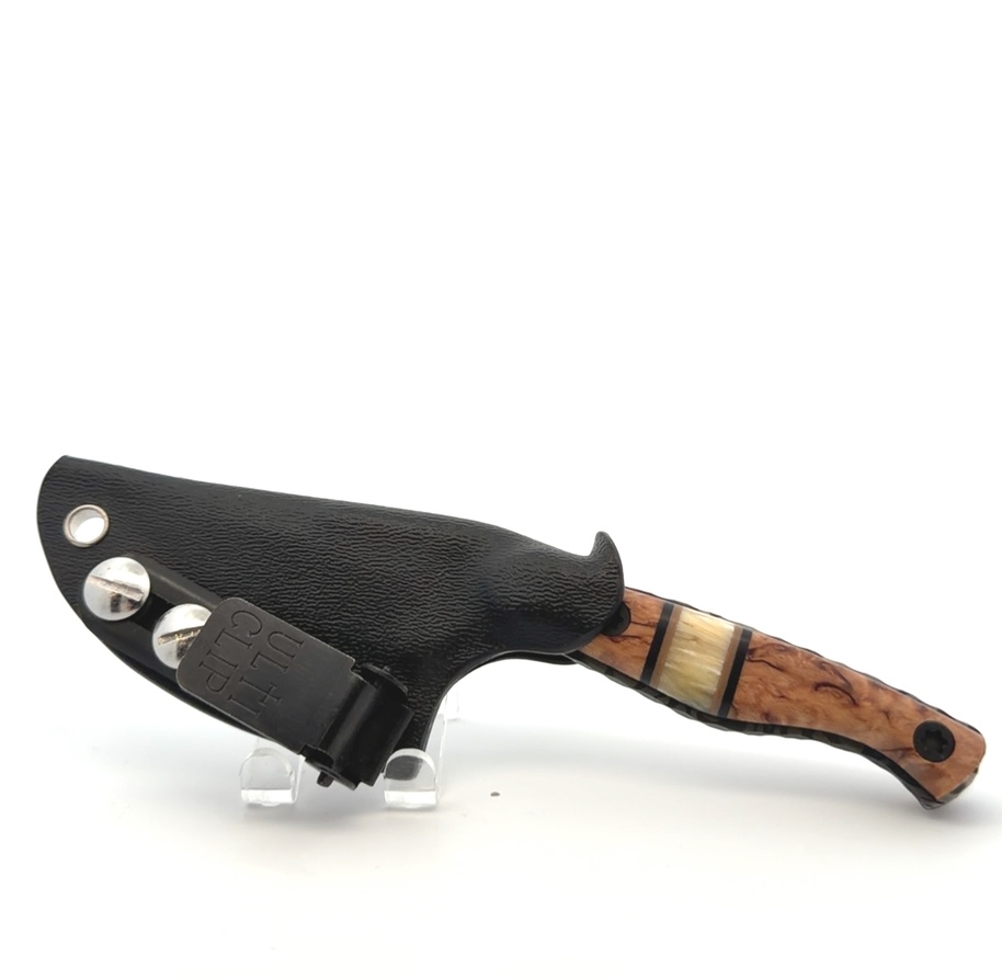 Semper Sharp Ptarmigan Birch Burl & Muskox Knife 8111 - Image 2