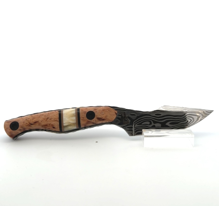 Semper Sharp Ptarmigan Birch Burl & Muskox Knife 8111
