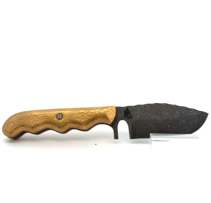 Semper Sharp Waterfowler Brass Knife 8221
