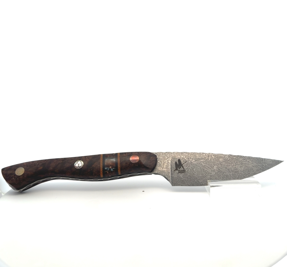 Semper Sharp Precision Paring Birch Burl & Mammoth Knife 8053