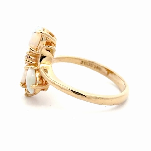 Opal & Diamond Estate Ladies Ring 078396 - Image 2