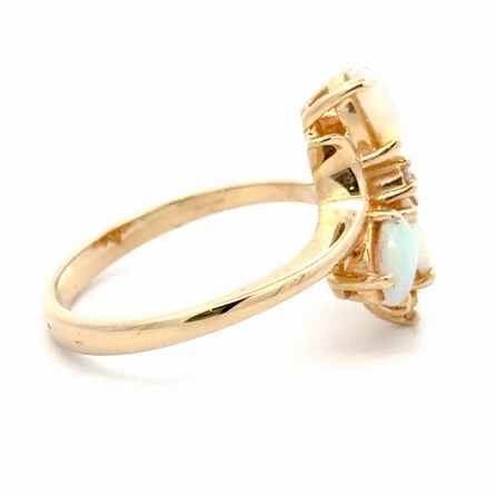Opal & Diamond Estate Ladies Ring 078396 - Image 4