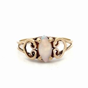Ladies Marquise Opal Estate Ring 078412
